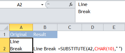 Excel Tips - Find Replace Line Break 1