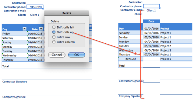 Excel Tips - Clear or Delete 4