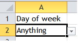 Excel Tips - Input anything in cell with list data validation 10