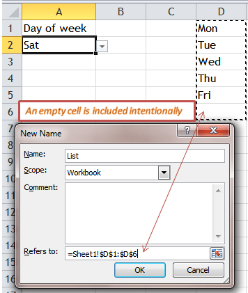 Excel Tips - Input anything in cell with list data validation 8