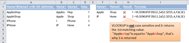 Excel Tips - Concatenate lookup values without delimiter