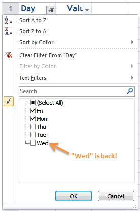 Hidden Rows vs. Filtered Rows | wmfexcel