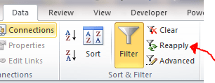 Excel Tips - Filter vs. Hidden 7.1