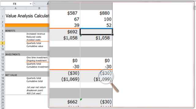 Excel Tips - Magnifer