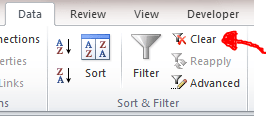 Excel Tips - Where is the filter icon 4