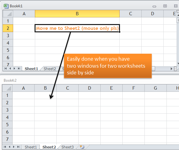 Excel Tips - Move cell to other sheets 3