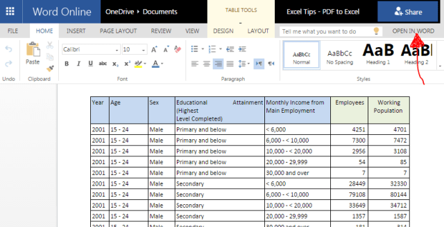 Excel Tips - PDF to Excel 9