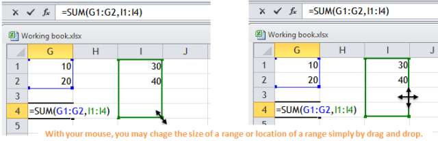 Excel Tips - F2 to drag and drop