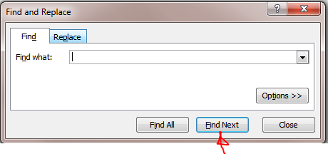 Excel Tips - F4 (Find next)0