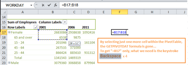 Excel Tips - GetPivotData 2