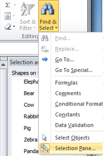 Excel Tips - Go to object 2