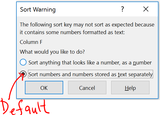 Excel Tips - Sort Warning 7.PNG