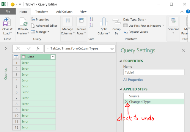 Excel Tips - Date format from text to number with PQ 2.2