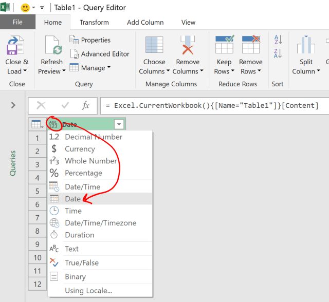 Excel Tips - Date format from text to number with PQ 2