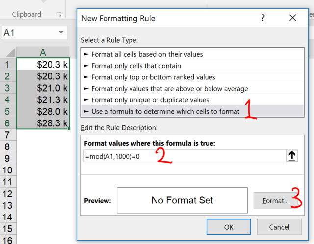 Excel Tip - Excel Format with Conditions 4