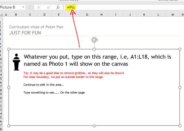 Excel Tips - Interactive CV (just for fun) 17.PNG