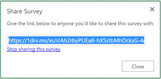Excel Tips - Online Survey11