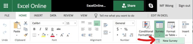 Excel Tips - Online Survey3