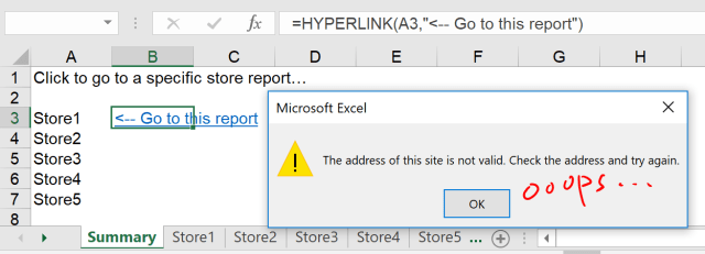 Excel Tips - Hyperlink1