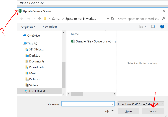 Excel Tips - Space in worksheet name3