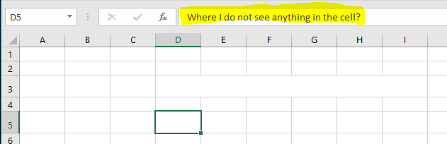 Excel Tips - Hide and Seek Cell Content1