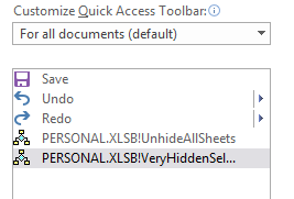 Excel Tip - VBA to veryhide sheets15