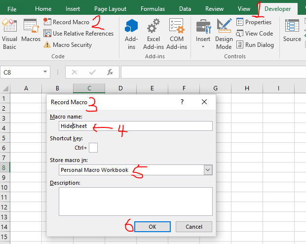 Excel Tip - VBA to veryhide sheets2