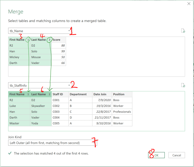 Excel Tip - Complicated vlookup with PQ4.8