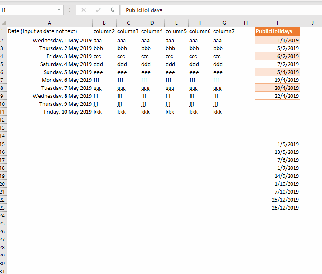 excel tips - using structure reference in conditional formatting6