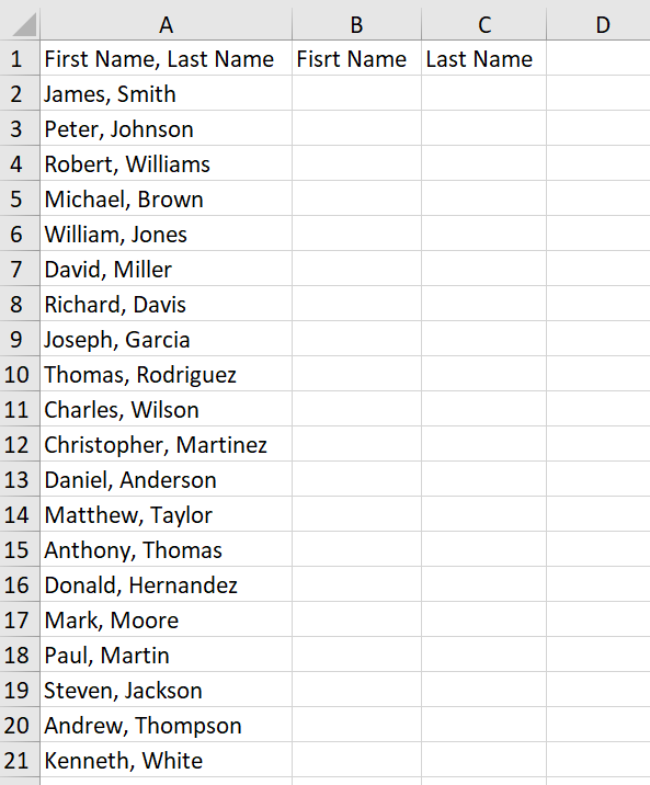 Excel Tip - Flash Fill 1.1