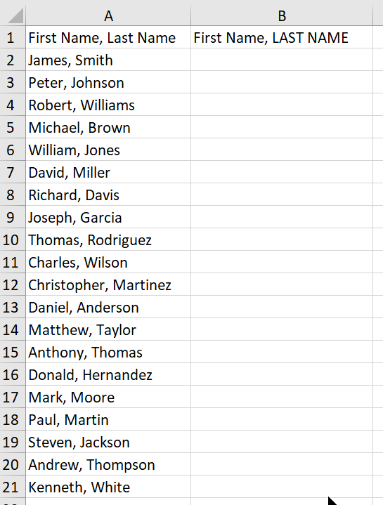 Excel Tip - Flash Fill 10