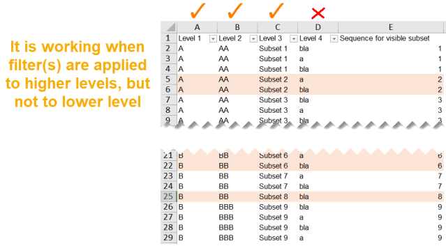 Excel Tip - CF to make color bands7