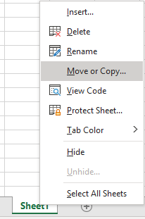 Excel Tips - Copy Worksheet1