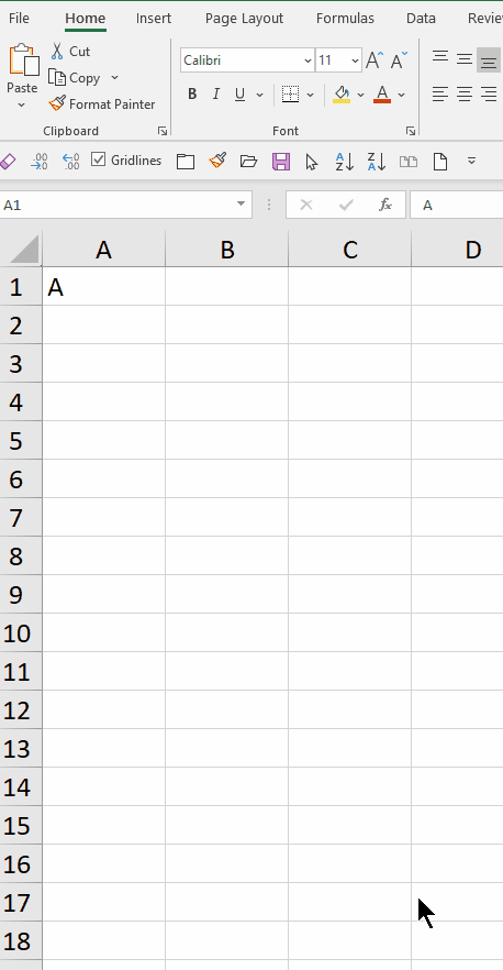Excel Tip - Fill A to Z