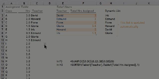 Excel tip - Dynamic dropdown with Excel 365_3
