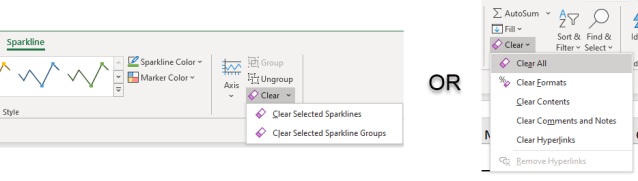 Excel tip - Incell chart with Sparklines10
