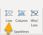 Excel tip - Incell chart with Sparklines2
