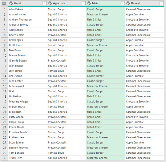 Excel tip - Power Query Challenge24(Output1)