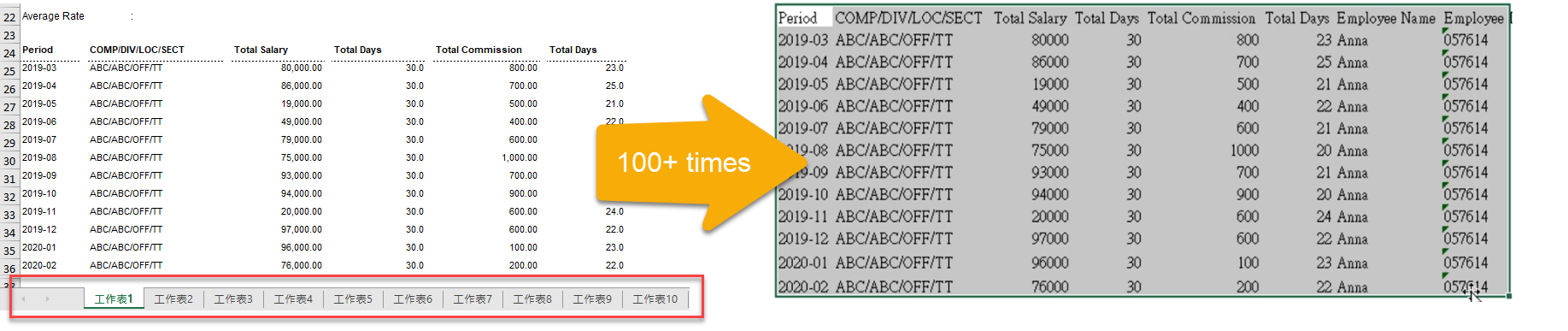 Excel Tips - Transform and Combine all worksheets3
