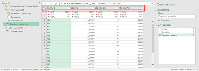 Combine files in a folder with Power Query in #Excel | wmfexcel