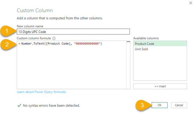 Convert numbers of different digits into text of fixed digits using # ...