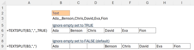 Split text with delimiter(s) into columns or rows and even table with ...